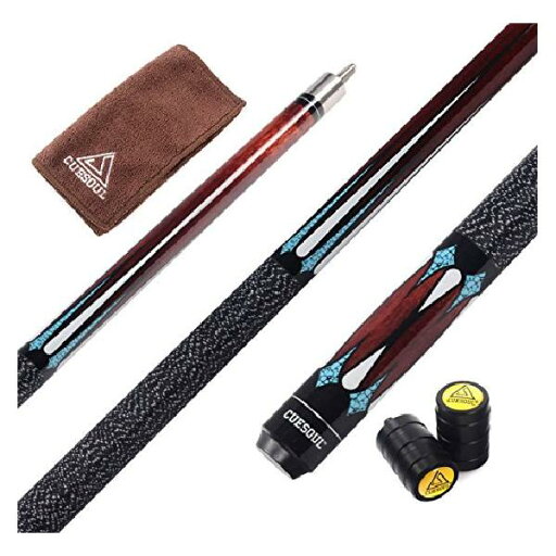 CUESOUL 58インチ19オンスメイプルウッド1/2ビリヤードプールキュー (CSTB005) CUESOUL 58インチ19オンスメイプルウッド1/2ビリヤードプールキュー (CSTB005)