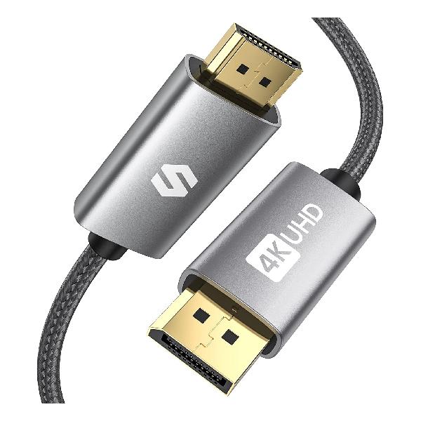 Silkland 4K DisplayPort HDMI ϊP[u 2M DP HDMI ϊP[u 4K@30Hz 2K@60Hz 1080p@120Hz fBXvC|[g HDMI ϊy21.6Gbit/s `zDisplayPort