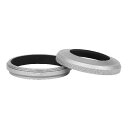 Haoge LH-X49W 2イン1 メタル 超薄型レンズフードアダプタリングセット付for 富士フイルム Fujifilm Fuji FinePix X70 ...