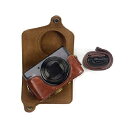 kinokoo PowerShot SX720 HS / SX730 / SX740 用カメラケース PUレザー 全面保護型 三脚穴付き ショルダーストラップ付...
