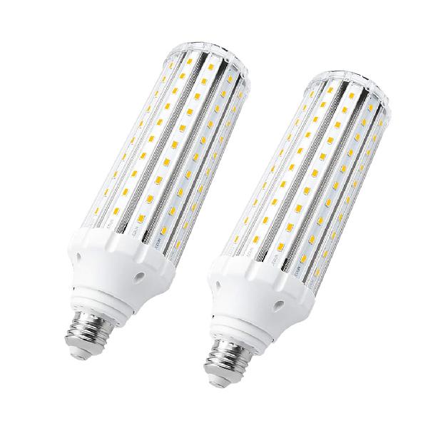 E26口金 45W トウモロコシ型 LEDコーンライト 400W相当 水銀灯 led 代替 屋内外兼用 超高輝度 2個セット 昼光色 (AC85-265V)