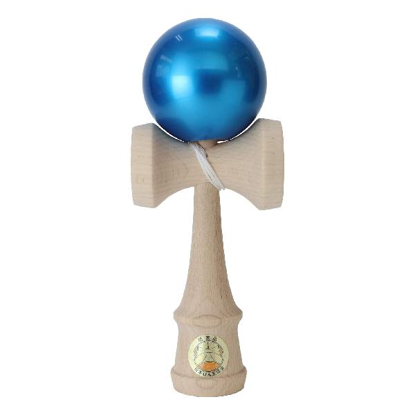 日本けん玉協会認定 競技用けん玉「大空」Premium 国産品 (OZORA KENDAMA) クリアブルー