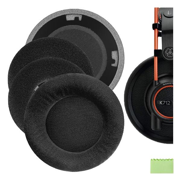 Geekria 䡼ѥå Comfort ߴ ѥå AKG K701 K702 Q701 Q702 K601 K612 K712 إåɥۥб ѥå 䡼/䡼å (٥/֥å)