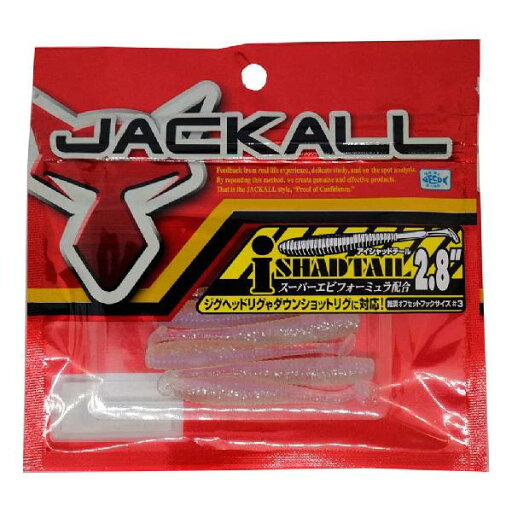 JACKALL(ジャッカル) ワーム アイシャッドテール 2.8インチ アルビノ JACKALL(ジャッカル) ワーム アイシャッドテール 2.8インチ アルビノ