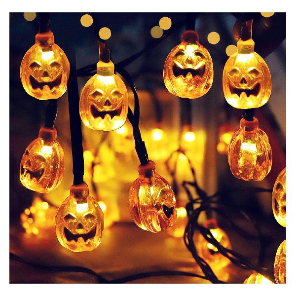 IFEND ハロウィン 飾り 装飾 LED かぼちゃライト ソーラー充電式 30LED電球 6m ハロウィン 飾りライト ストリングスライト パンプキンライト 囲気作り DIY 装飾 屋外 室内 照明飾り (かぼちゃライト)【ブランド】IFEND【テーマ】ファンタジー【電源】バッテリー式、 ソーラー式【光源タイプ】LED【ブランド】IFEND【屋内/屋外使用】アウトドア、 インドア【スタイル】かぼちゃライト