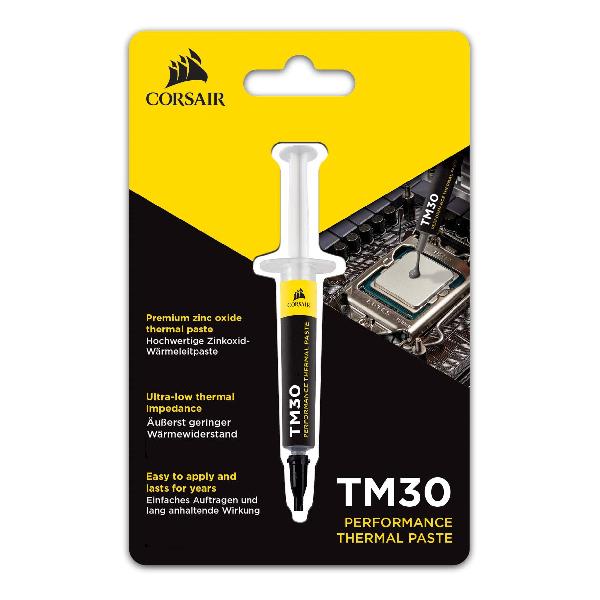 Corsair TM30 Performance Thermal Paste 低粘度プレミアム酸化亜鉛サーマル材料使用 グリス XX1480 CT-9010001-WW