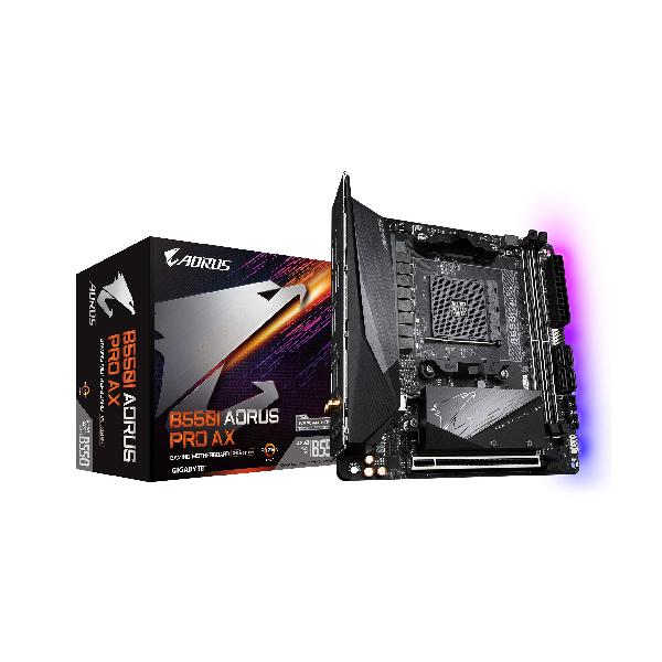 GIGABYTE B550I AORUS PRO AX }U[{[h MiniITX [AMD B550 `bvZbg] MB4998