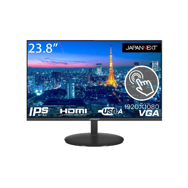 JAPANNEXT 23.8型IPSフルHDパネル搭載 タッチパネル対応モニター JN-IPS238FHD-T HDMI VGA