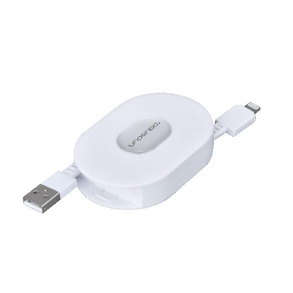 セイワ(SEIWA) Lightning リールケーブル AL356 巻き取り式 充電 ライトニング 約1.2m ホワイト iPhone iPad MFi認証 データ通信 同期 2.4A