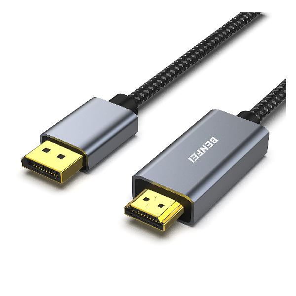 BENFEI DisplayPort - HDMI 4K DisplayPort (DP) - HDMI 3tB[gP[u HP ThinkPad AMD NVIDIA fXNgbvȂǂɑΉ - IX - IX Xy[XOCcc