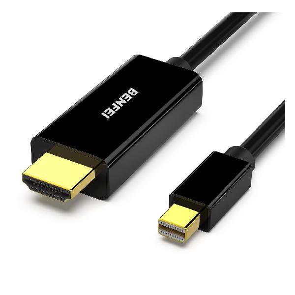 Mini DisplayPort-HDMIP[u BENFEI MiniDP-HDMI 1.8[gP[uiThunderbolt݊j MacBook Air/Pro Surface Pro/Dock j^[ vWFN^[