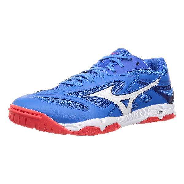 [ミズノ] 卓球シューズ ウエーブメダル 6 25.0 cm 2E ブルー/ホワイト/レッド【ブランド】MIZUNO