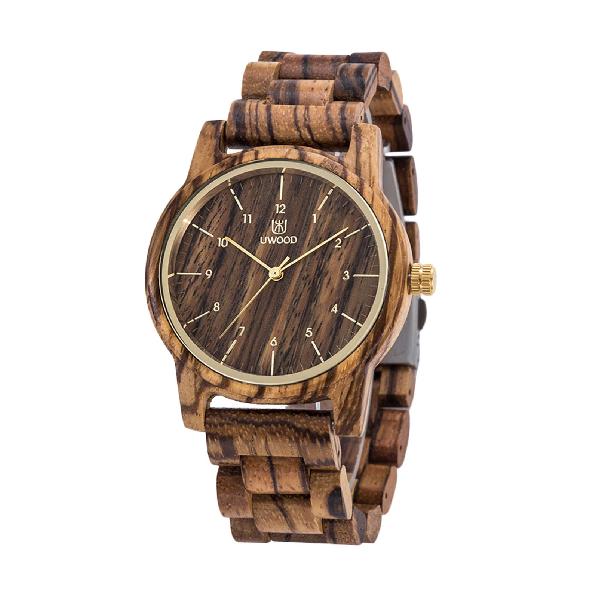 [RORIOS] 軽量木製腕時計 メンズ ウッドウォッチ 天然木の腕時計 おしゃれナチュラルウッドクオーツウォッチ 男性用腕時計 プレゼント