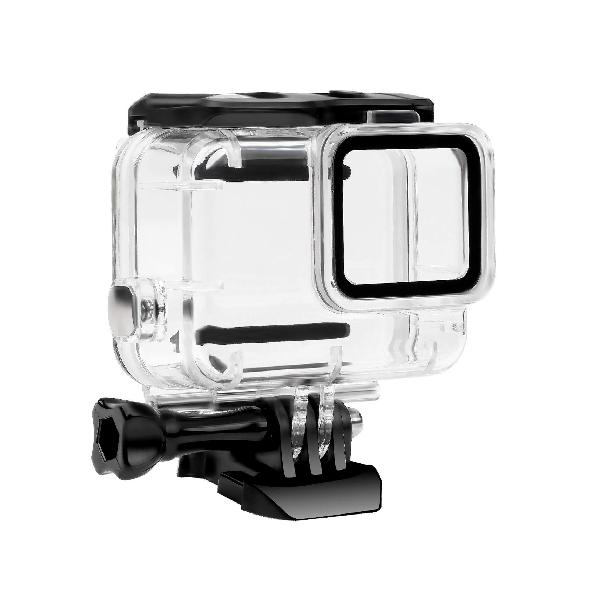GoPro HERO 7 Silver/White対応 | シングルロック | 45m水深ダイビング| 防水防塵保護ハウジング| Go Pro Hero7 アクションカメラ対応 水中撮影用