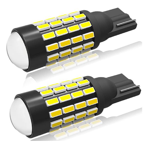 TORIBIO T10 LED 爆光 ポジションランプ led アルミヒートシンク設計 54連3014LED素子 50000時間寿命 12V-24V ルームランプ/ナンバー灯 ホワイト 2個1セット