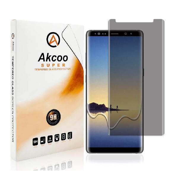 【覗き見防止】Akcoo Galaxy Note 8 9H 強化ガラススクリーンプロテクター フル液晶スクリーン接着剤 【タッチセンシティブ】保護シェルの使用には影響しません Samsung Galaxy note 8 チに対応