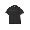 BURTLE バートル 半袖シャツ 春夏用 707 35 ブラック LL(2)