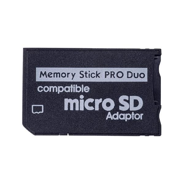 Iesooy PSPメモリーカード変換器 Micro SDからメモリースティック PRO Duo Magic Gateカード PSP カメラ ハンディカム