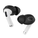 AhaStyle AirPods 3用イヤーピース ズレ解消 音質向上 落ち防止 3ペア入り 【付けたまま充電できません】AirPods 3 2021 適用 (白)(2)
