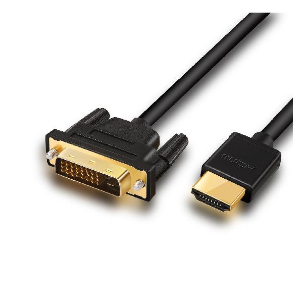 LINKINPERK HDMI-DVI 変換ケーブル HDMI- DVI24 1オス 1080P (1m)