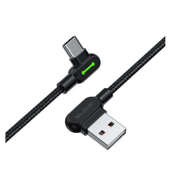 Mcdodo USB Type-CP[u 0.5m [L^fUC USB-CP[u 3A}[d QC4.0/3.0/2.0Ή f[^] USB-A[qʑ} LED\Cgt ϋviC҂ ^CvCP[u I [dR
