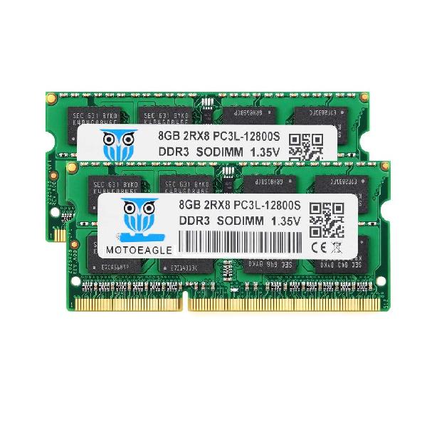 Motoeagle ΡPCѥDDR3L 1600 MHz 16GB Kit PC3L-12800 8GB2 SO-DIMM Ű 1.35V/1.5V 204Pin CL11 Non-ECC Mac б