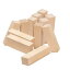 DFsucces 彫刻 木彫りブロック 未仕上げ木製 長方形 立方体ウッド DIY 工芸品用 手彫りモデル 初心者に適用 (12個セット)
