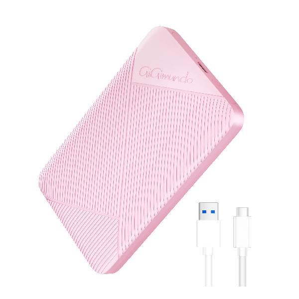 GiGimundo 2.5C` HDD P[X n[hfBXNP[X USB 3.0ڑ SATA 9.5mm/7mm SATA HDD SSD Ή 6Gbps]x 6TBeʑΉ Hsv UASPΉ USB-C (C-pink)