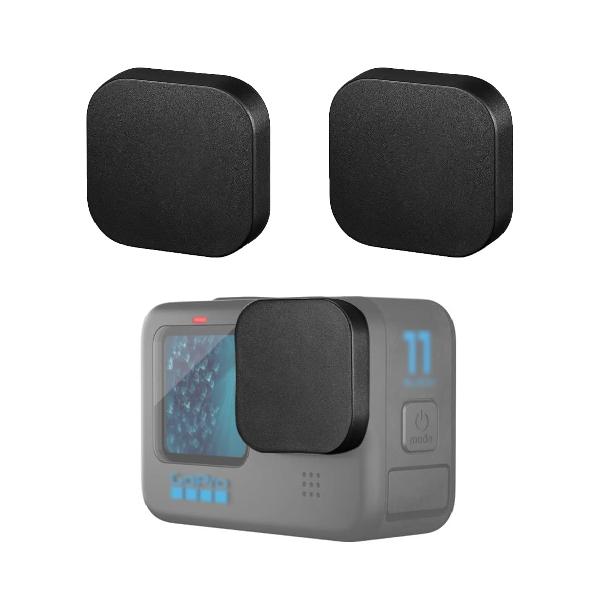 【Taisioner】GoPro HERO11109 BLACK 用 シリコン製レンズキャップ （ブラック） 2個入り レンズ保護 防水 防塵 ゴープロ用 交換品 シリコン製 柔らかい
