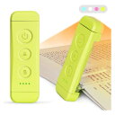 Glocusent ブックライト 読書灯 ベッドの読書のため USB充電式 ポータブル クリップオンLEDリーディングライト 3つの色温度と5つの明るさ調節可能 小型で耐久性があり 本の愛好家 子供に最適