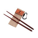Tenlacum 折り畳み箸 木製 携帯箸 キャリーバッグ付き 旅行カトラリー アウトドア キャンプ ハイキング用