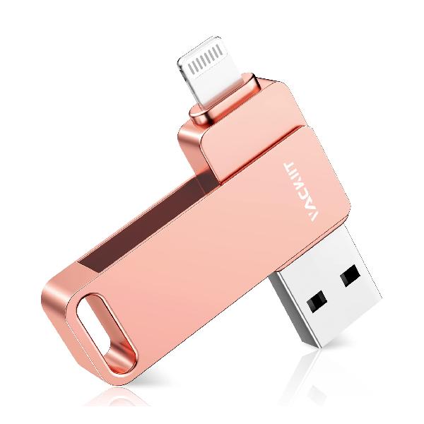 「Apple MFi認証取得」iPhone usbメモリ人気のusb iphoneランキング Lightning USB iPhone メモリー iPad用 フラッシュドライブ usbメモリ lightningコネクタ搭載 外付 容量不足解消iPhone