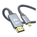 Snowkids }CNHDMI - HDMIP[u Micro HDMI to HDMI 1m (}CNtypeDIX - type AIX) 4K 60Hz GoPro7 6 5/Transformer/YogaȂǂɑΉ