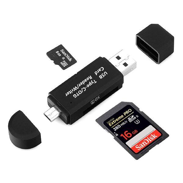YFFSFDCType-C/Micro usb/USB 3in1 USB2.0  SDꥫɥ꡼ USBޥɥ꡼ OTG SD/Micro SDξб Type-C/Micro usb/USB³ ѥȷ¿ǽ