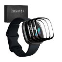 【3セット】YOFITAR Fitbit Sense/Fitbit Versa3 用 フィルム フィットビットSense/Versa3 用保護フィルム 3D曲面カバー 全面保護 PET複合材 炭素繊維 高透過率 耐指紋 硬度9H 用 フィルム Fitbit Sense/Fitbit Versa3 アクセサリー(フィットビットSense/Versa3 3枚)【ブランド】YOFITAR【material】ポリエチレンテレフタレート【screen_surface_description】光沢【part_number】FV3-PM-3【item_hardness】9H【manufacturer】YOFITAR