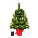 Costway NX}Xc[ 60cm ~j LEDCgt Christmas tree NX}X k[hc[ O[
