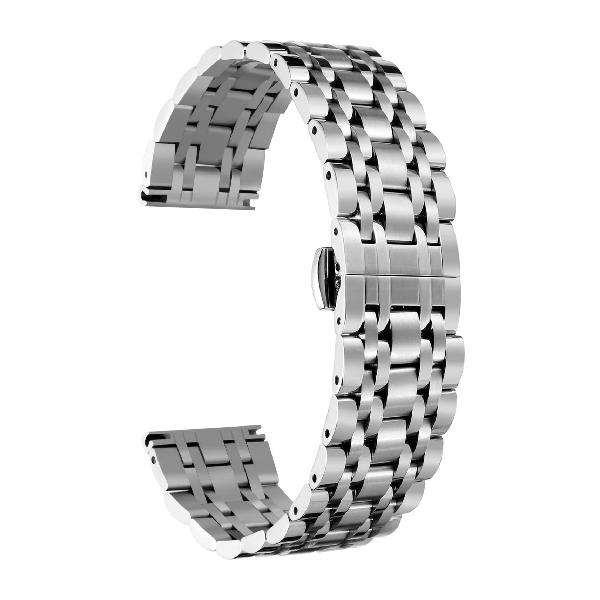 楽天mons Online ShopBINLUN ステンレススチール 時計バンド 高級 交換用時計ベルト 6色 レディース メンズ （ゴールド シルバー ブラック ローズゴールド シルバーゴールド ローズシルバー） 13サイズ （12mm - 24mm）