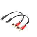 Borsuer RCA 3.5mm ϊ 2{ 23cm I[fBIϊP[u bL[q 3.5mmXeI~jvOX 2RCA svOIX P[u