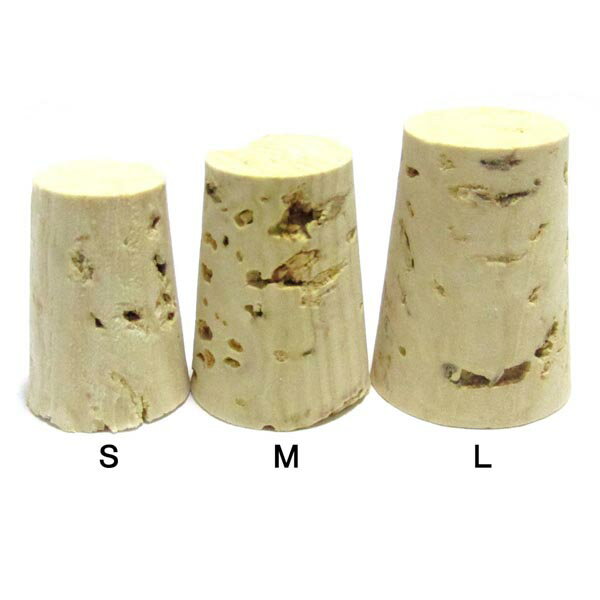 ボディピアス 全3サイズ コルク3個セット ニードルレシーバー コルク(同サイズ) BP-TOOL04 穴あけ ボディーピアス