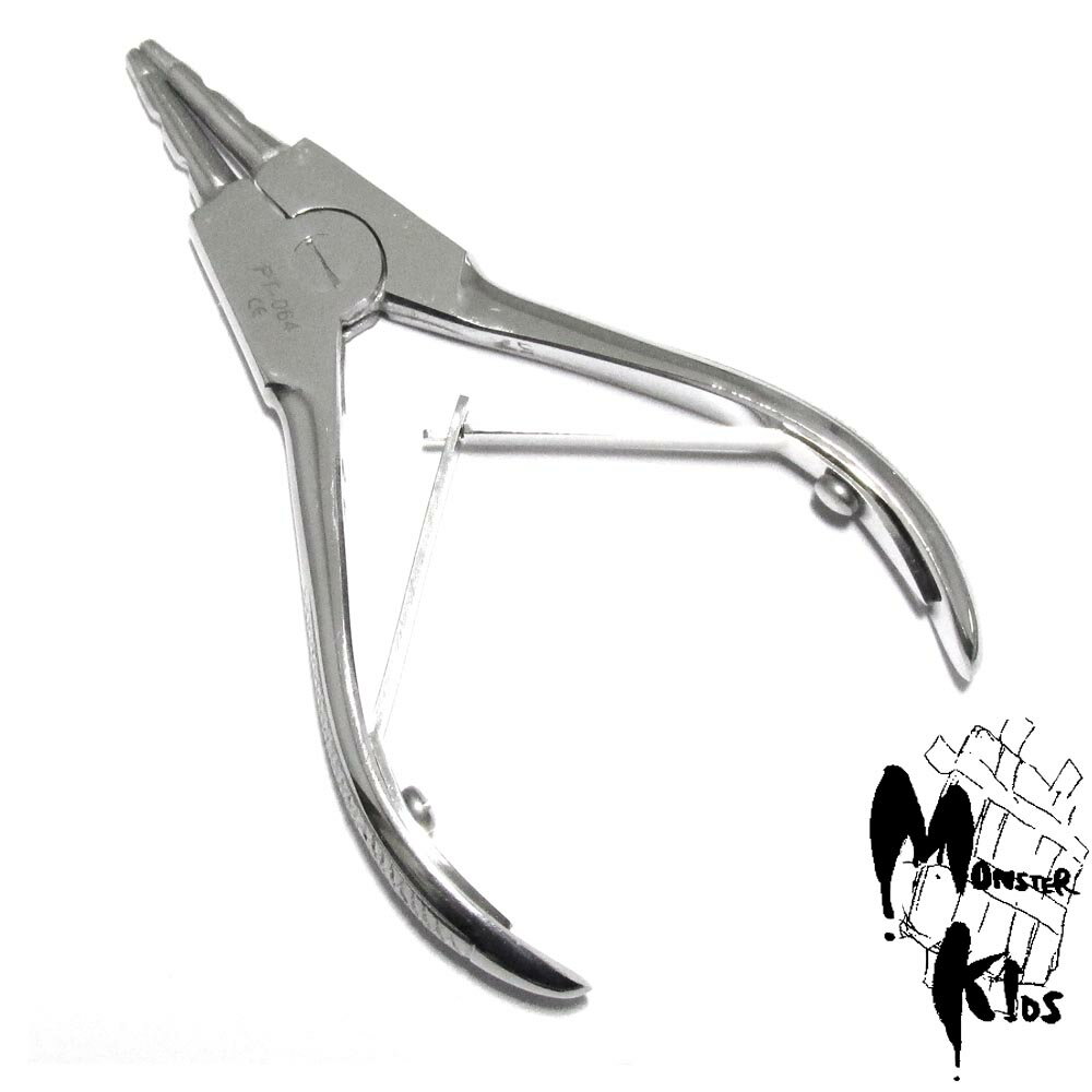 ボディピアス リングオープニングペンチ【Sサイズ】 BP-TOOL02-S リング 器具 内径 リングオープナー ボディーピアス 316Lサージカルステンレス リング調整器具 リングオープンプライヤー オープニングプライヤー/10P05Nov16