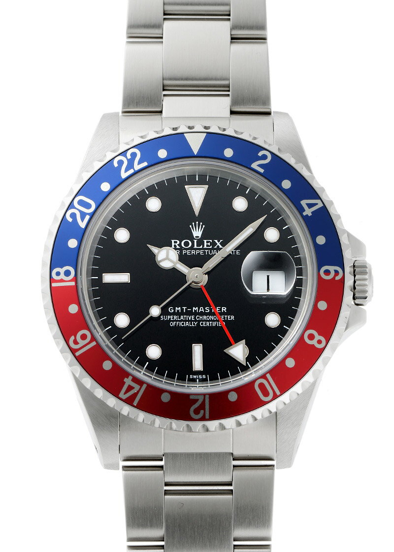 ロレックス - オイスター パーペチュアル GMTマスター | ROLEX | 16700 | SS 黒文字盤 自動巻き ブレスレット | 中古 |