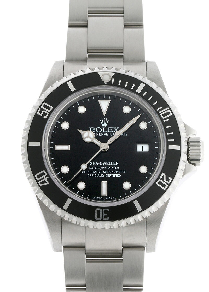 ロレックス - オイスター パーペチュアル シードゥエラー | ROLEX | 16600 | SS 黒文字盤 自動巻き ブレスレット | 中古