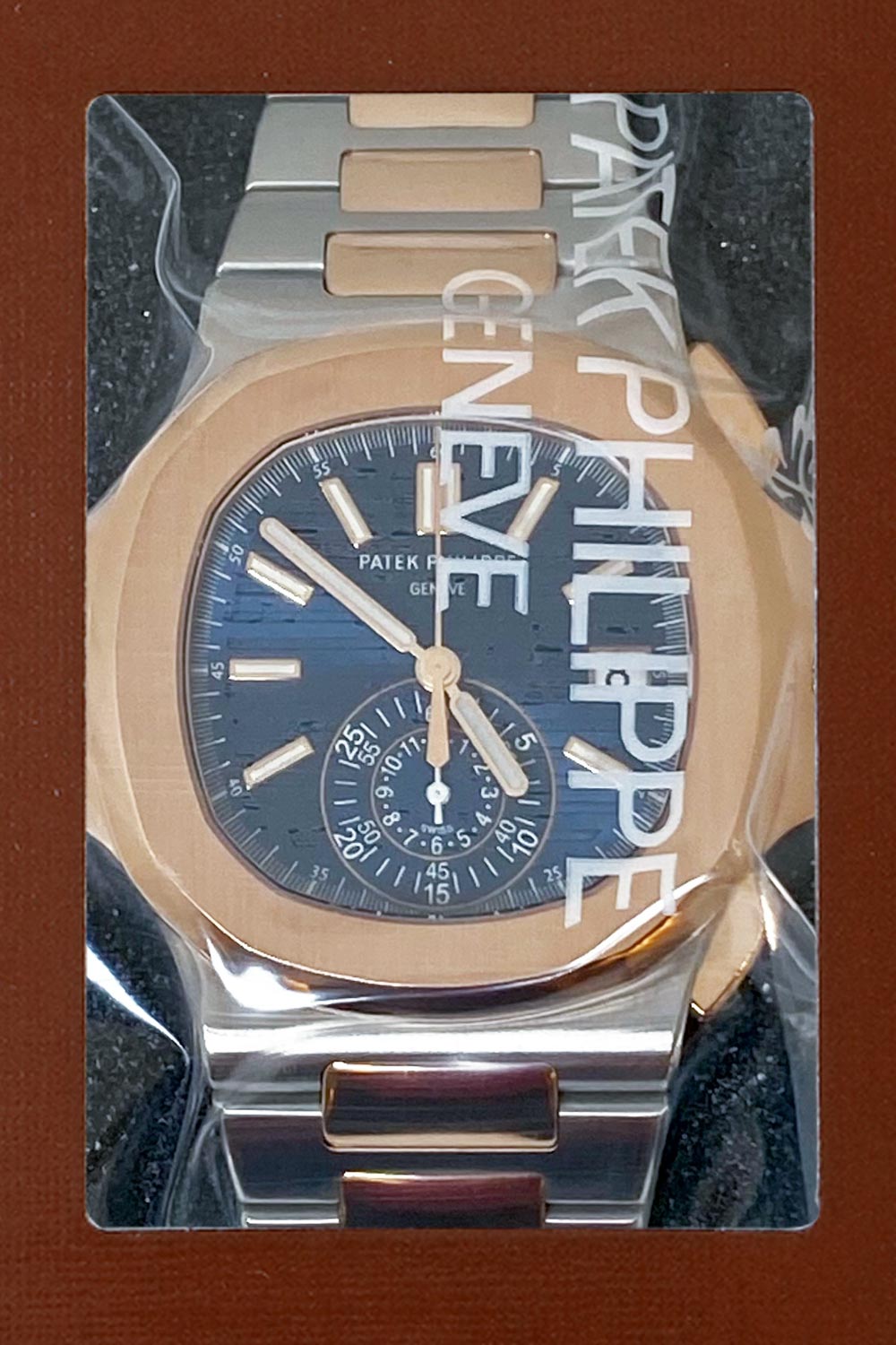 パテックフィリップ - ノーチラス | PATEK PHILIPPE | 5980/1AR-001 | SS/RG ブルー文字盤 自動巻き ブレスレット | 委託品 | 中古