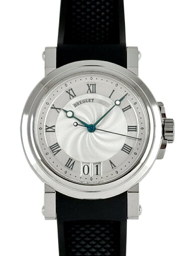 ブレゲ - マリーンII ラージデイト | BREGUET | 5817ST/12/5V8 | SS シルバー文字盤 自動巻き ラバー | 中古 ブレゲ - マリーンII ラージデイト | BREGUET | 5817ST/12/5V8 | SS シルバー文字盤 自動巻き ラバー | 中古