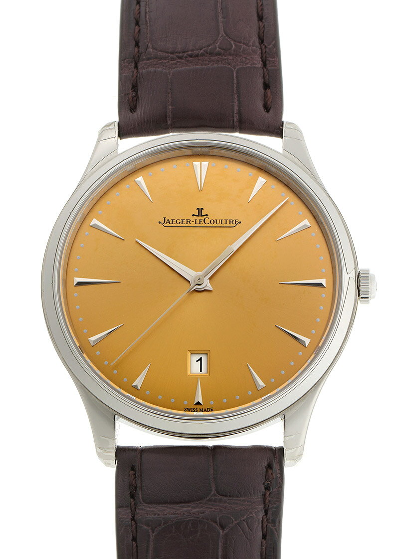 ジャガールクルト - マスターウルトラスリム デイト | JAEGER LECOULTRE | Q1288430(174.8.37.S) | SS シャンパン文字盤 自動巻き レザー | 未使用品