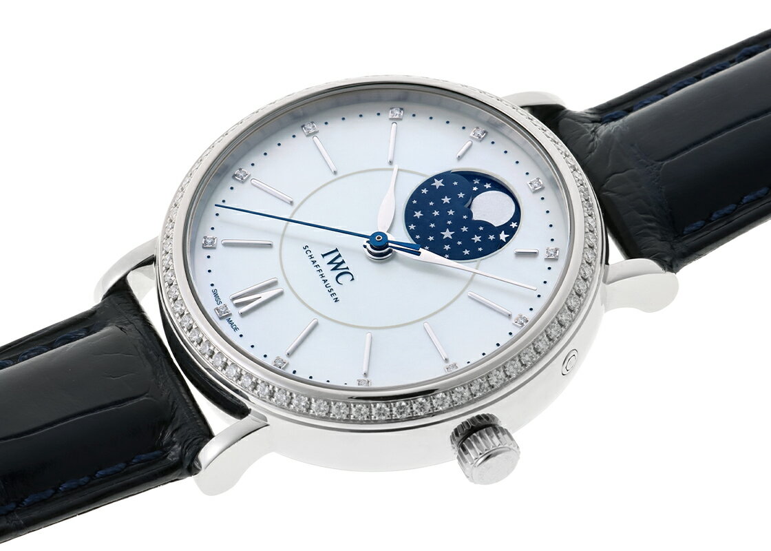 ホワイトシェル文字盤 自動巻き レザー | 中古