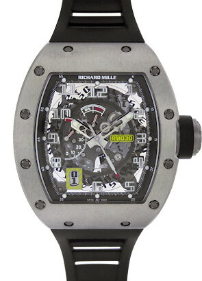 リシャール ミル - オートマティック デクラッチャブルローター | RICHARD MILLE | RM030 | TI スケルトン文字盤 自動巻き ラバー