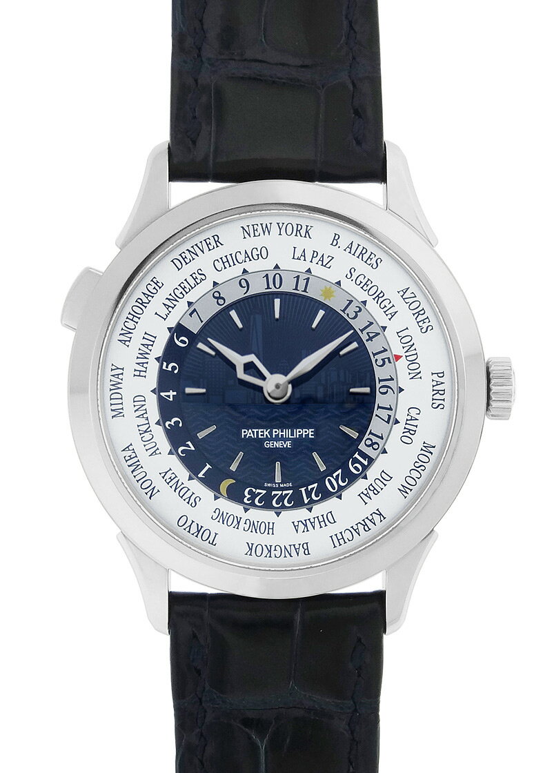 パテックフィリップ - ワールドタイム スペシャルエディション | PATEK PHILIPPE |5230G-010 | WG ブルー文字盤 自動巻き レザー | NY300本限定 | 委託品 | 未使用品 |