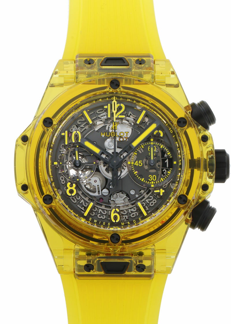 ウブロ - ビッグバンウニコ イエローサファイヤ | HUBLOT | 441.JY.4909.RT | 42mm クリスタル スケルトン文字盤 自動巻き ラバー | 未使用品 |