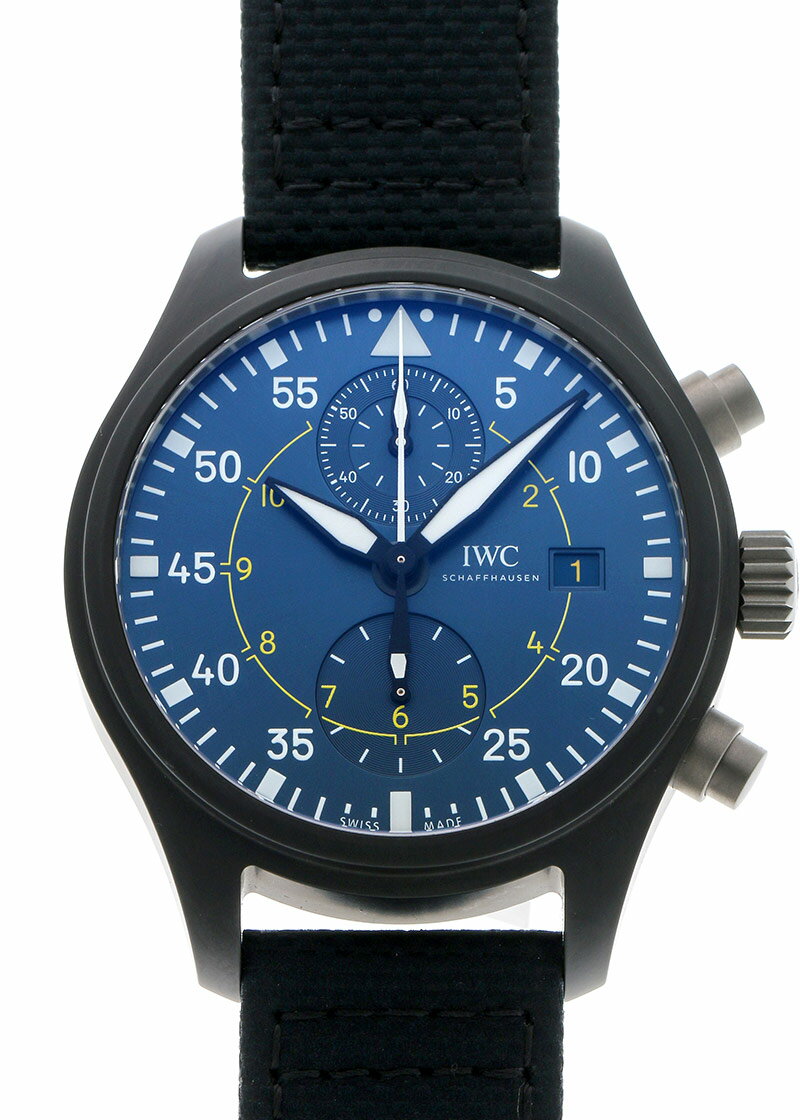 IWC - パイロットウォッチ クロノグラフ ブルーエンジェルス | INTERNATIONAL WATCH COMPANY | IW389008 | CE ブルー文字盤 自動巻き レザー | 未使用品